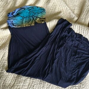 The Limited- tube top maxi dress